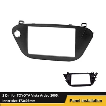 

2 Din Car Stereo Radio Fascia DVD Stereo Panel Mounting Dash Installation Frame For TOYOTA Vista Ardeo Trim Kit