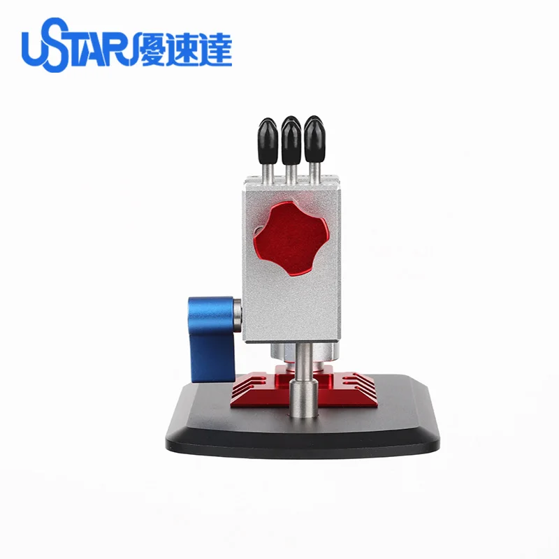 USTAR 2 in 1  Etching Sheet Parts Bender And Vise 360° Unviersal Tool Holder For Gundam  Mecha Military Model Making DIY Tools 4
