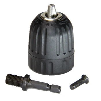 

0.8 ~ 10mm Keyless Drill Chuck Mount Thread 3/8"- 24UNF Hex Adaptor for Electric Drills & Screwdrivers Power Tools Accessories