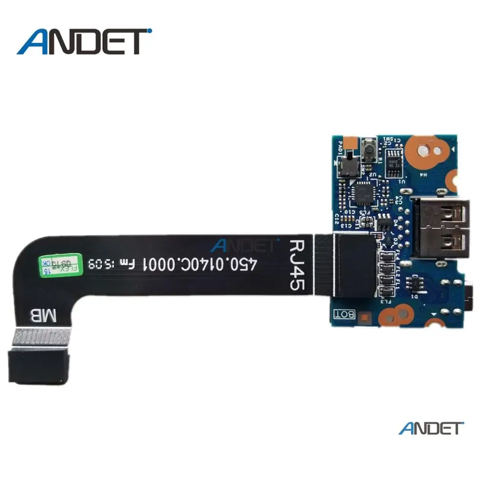 Оригинал для Lenovo ThinkPad X1 Carbon GEN 2nd 3rd Audio Subcard RJ45 USB порт плата с кабелем 04X5600 00HN985 04X5599