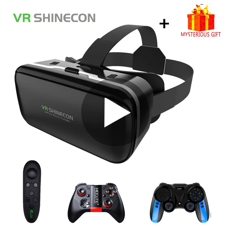 VR Shinecon 6,0 шлем виртуальной реальности очки 3 D 3d для iPhone Android смартфона умные виар игр смарт смартфонов дополненной видео ачки телефона комплект вр видеоочки с экраном контролерами стекло веар электронные|vr box virtual reality|virtual realityvirtual reality glasses | АлиЭкспресс