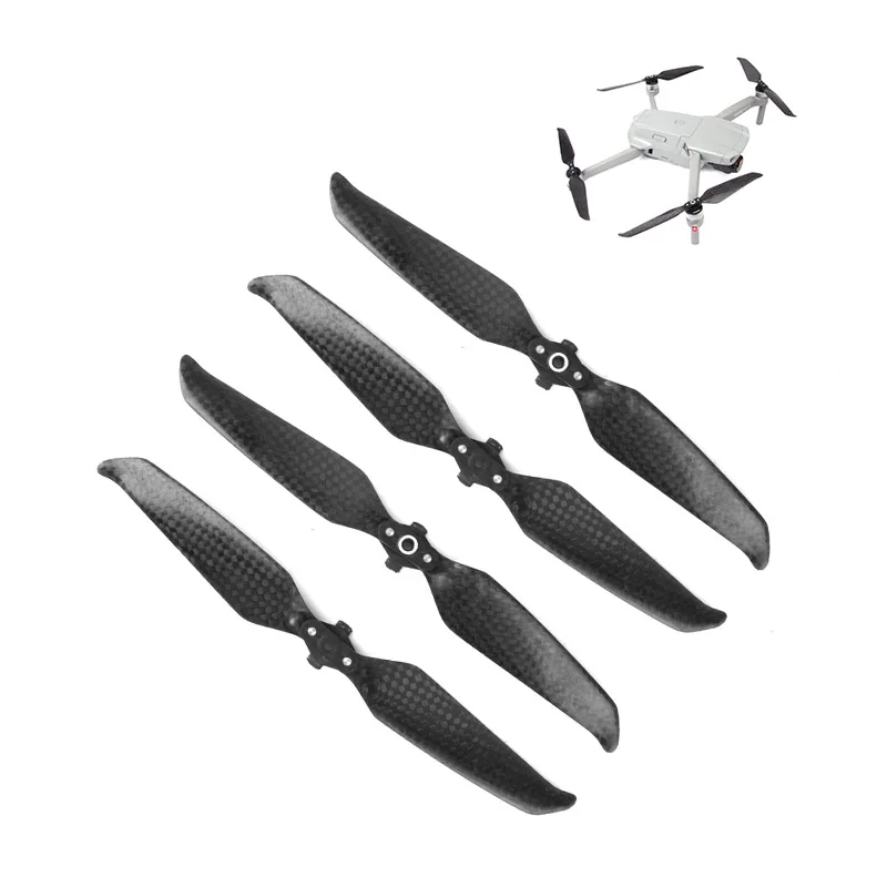 

4 PCS 7238F Carbon Fiber Quick Release Foldable Propellers for DJI Mavic Air 2/ 2S Drone Low Noise Propellers Parts Accessories