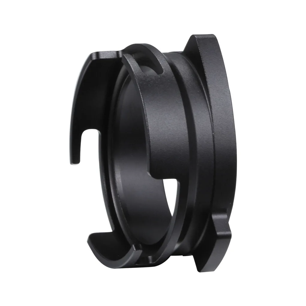 커피 도징 링, 회전식 파우더 브루잉 리시버, 금속 커피 머신 액세서리, 블랙, 54mm