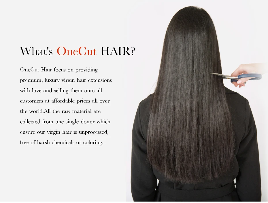 [Rosabeauty] OneCut волосы прямые 08-30 дюймов бразильские необработанные волосы натуральный цвет человеческие волосы 5 Пряди