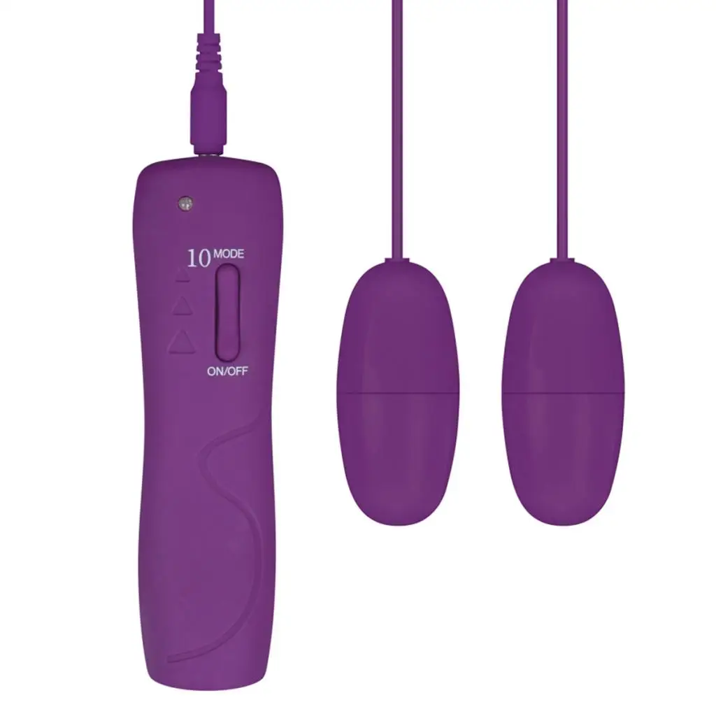 Multispeed Dual Vibrating Eggs Vibrator for Women Vagina Massage G-spot Simulation Massager Adult Sex Toys Waterproof Quiet