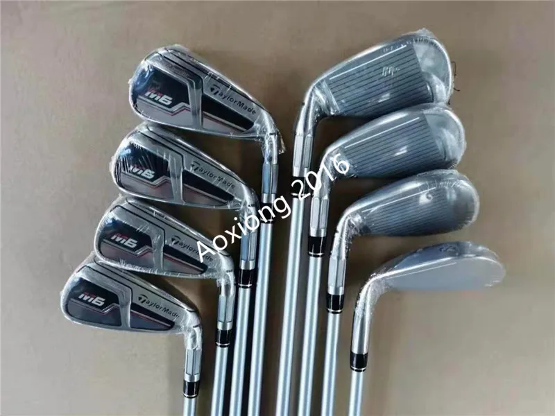 

Golf Clubs 2019 M6 Iron Model M6 Iron Set Irons Golf Irons 4-9PS(8PCS) R/S Flex Steel/Graphite Shaft With Head Cover