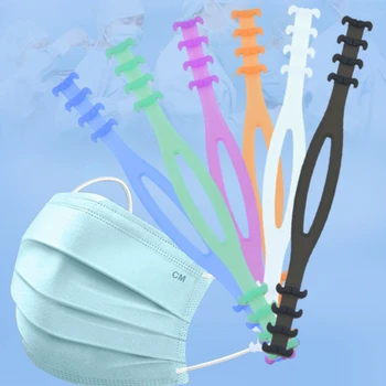 

5Pcs Mask Ear Hook Strap Buckle Adjustable Mask Strap Extender Mask Buckle Ear Grips Extension Ear Pain Relieved