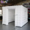 Free Shipping 3.4x3x2.5 Meters Inflatable Cube Event Tent With LED Lights For Sale - BG-T0321 6