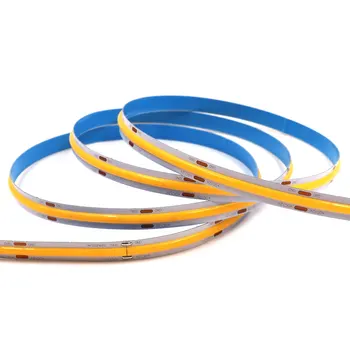 

FCOB LED Strip Light 384 LEDs High Density Flexible COB Led Lights Warm Nature Cool White DC12V Cuttable No Spot Cob Strip