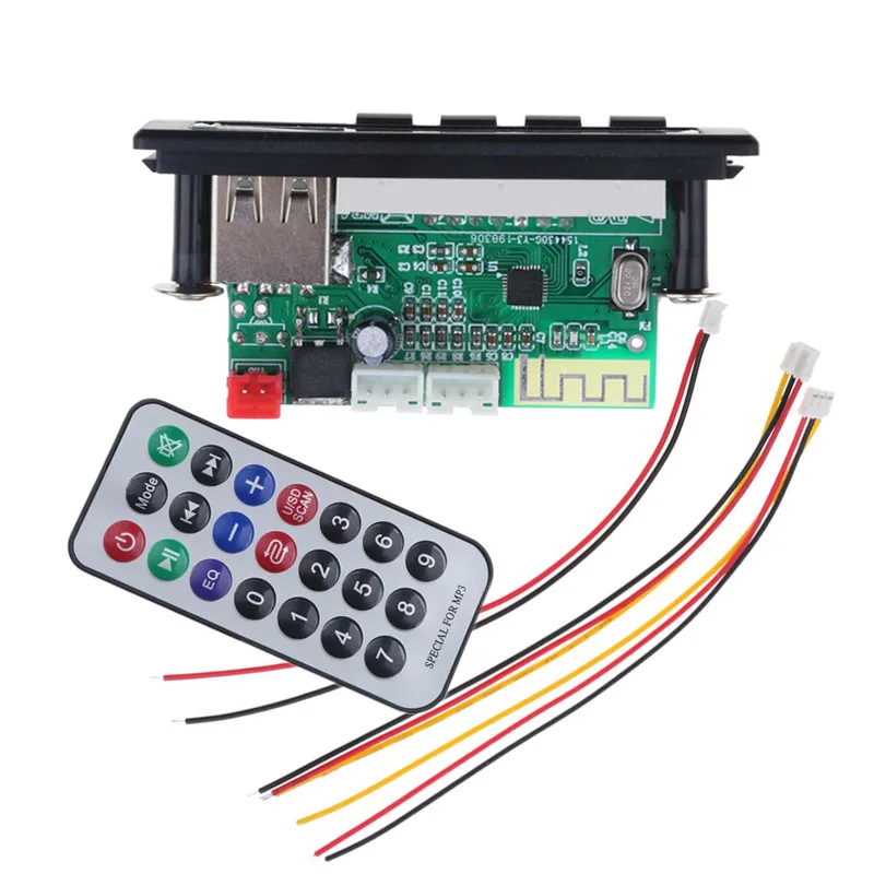 

MP3 Decoder Player Bluetooth 5.0 Music Wireless Receiver Audio Board USB TF FM Radio MP3 Module Decoding For Car Accessories DIY