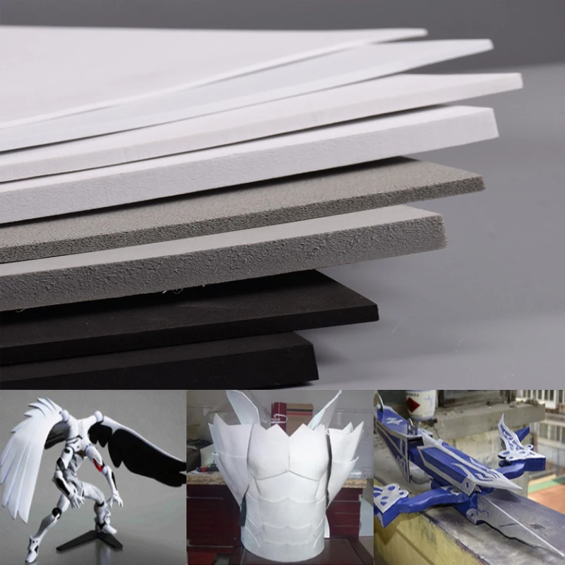 Eva foam sheets 1 pcs Both Smooth Environmentally-Friendly 1-10mm Eva Foam Sheets Craft Handmade Cosplay Material