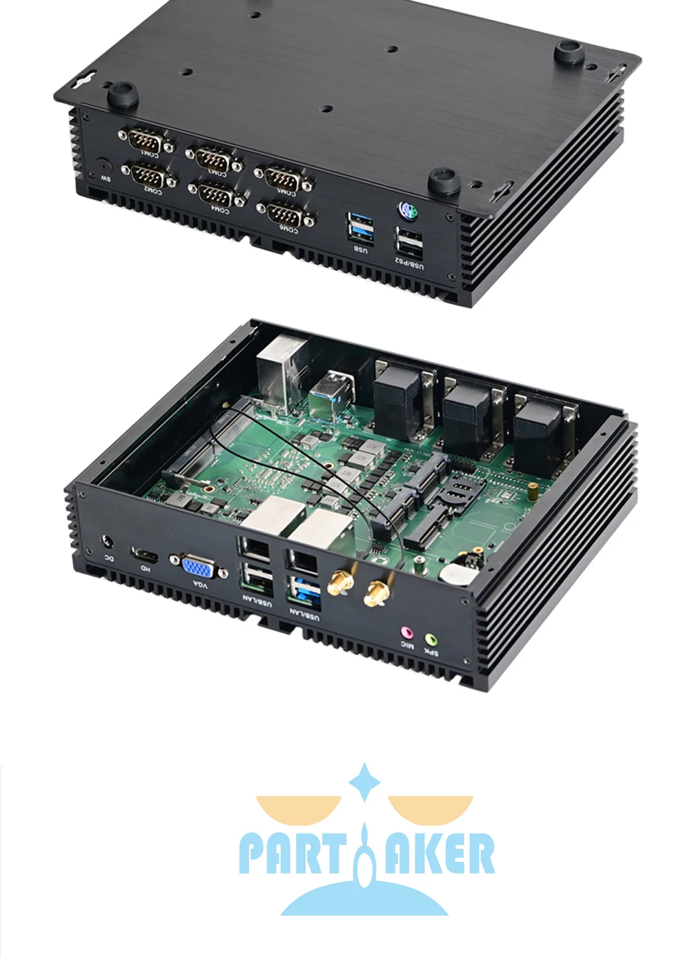 Unleash Power with Fanless Intel Mini PC - Core i7 8550U | i5 8250U | i7 6500U | i7 7510U. Versatile with 2 Intel I211 and 6 COM Ports. Elevate your computing with this Mini Computer HTPC marvel! Description Image.This Product Can Be Found With The Tag Names Cheap Mini PC, Computer Office, High Quality Computer Office, Mini pc