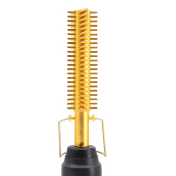 

2019 Electric Curling Comb Curl Straighten Hair Wet And Dry Copper Comb Multifunctional Electric Straightening Comb