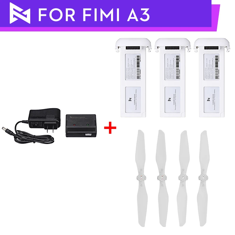 100% Original FIMI A3 Intelligent Battery 11.1V 2000 mAh 3S Lipo ...