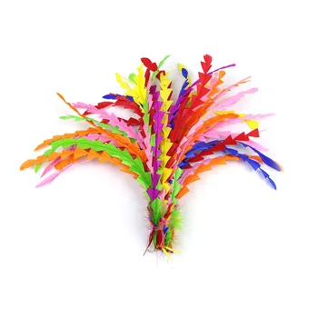 

Pheasant Chicken feathers for Craft DIY Jewelry Party Hats Decoration Dyed Length 25-40 CM party accessories Wholesale 50 piece