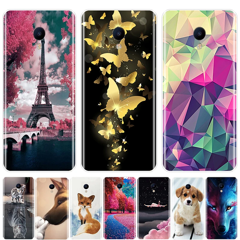 TPU Back Cover For Meizu M6 M6S M5C M5 M5S M3S M3 M2 Soft Silicone Lovely animals Phone Case Note | Мобильные телефоны и