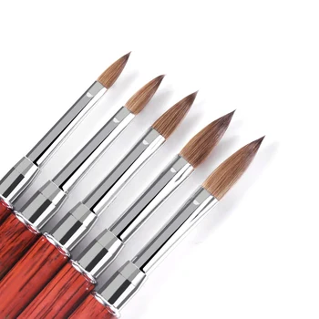 

Nail Art Accessory Siberian Pure Marten Hair Nail Brush Manicure Tool Brush Set UV Gel Polish Nail Brush