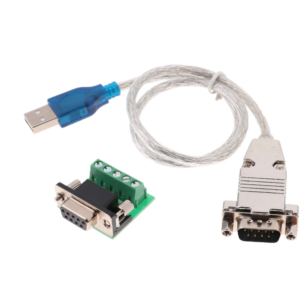 1.6 Feet USB 2.0 to RS485 Serial Converter Adapter with Chip for Win XP/7/8/10