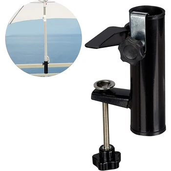 

New Garden Umbrella Fixed Bracket Steel Parasol Frame Outdoor Balcony Umbrella Frame Square Fixed Umbrella Frame