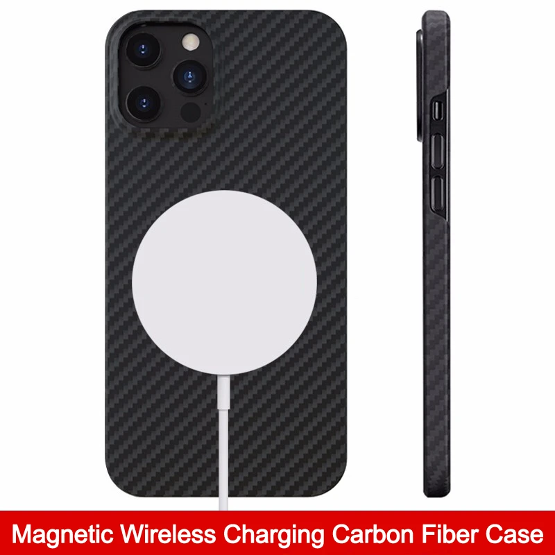 iphone 12 mini silicone case Real Carbon Fiber Protective Case Magnetic Wireless Charging for iPhone 13 12 Pro Max Pure Carbon Fiber Cover for iPhone 12 Mini clear iphone 12 mini case