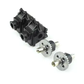 

2 sets Metal Differential+Plastic Gear box for Wltoys 144001 1/14 4WD High Speed Racing RC Car Vehicle Models Parts