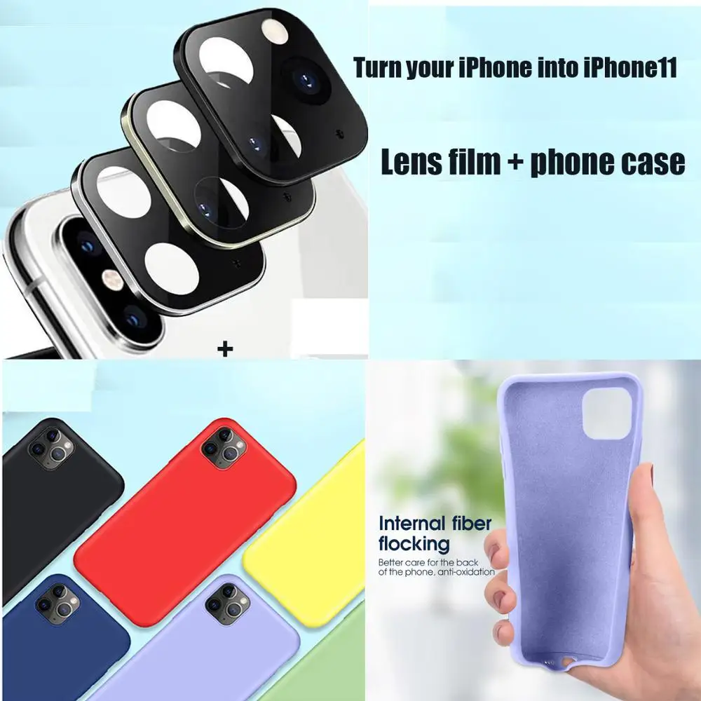 

For iPhone Apple X Seconds Change 11 Lens Sticker Xs Max Modified 11 Pro Max Explosion Modified Case Lens 11 Pro Max Camera