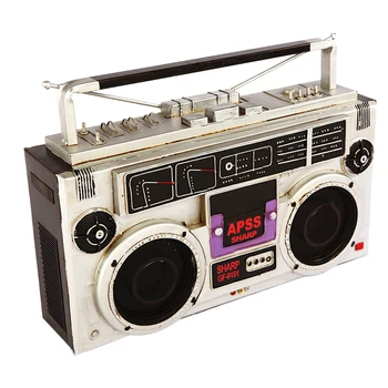 

Hot 43 X 11 X 28cm Creative Retro Model Simulation Radio Ornaments For Home Living Room Desk Decoration For Friends Family Gifts