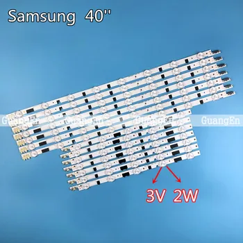 

14pieces/lot LED strip 13LEDs For SamSung 40"TV D2GE-400SCA-R3 UA40F5500 2013SVS40F UE40F6400 D2GE-400SCB-R3 UE40F5000 UE40F5700