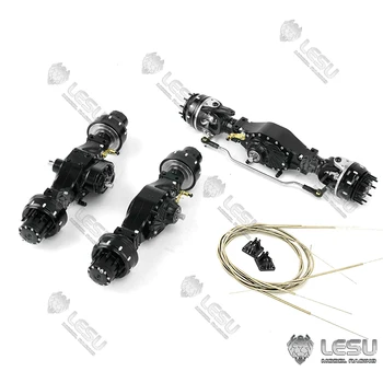 شراءمحور تفاضلي للعجلات من LESU مقاس 6x6 معدني لسيارة 1/14 RC TAMIYA شاحنة قلابة موديل جرار
