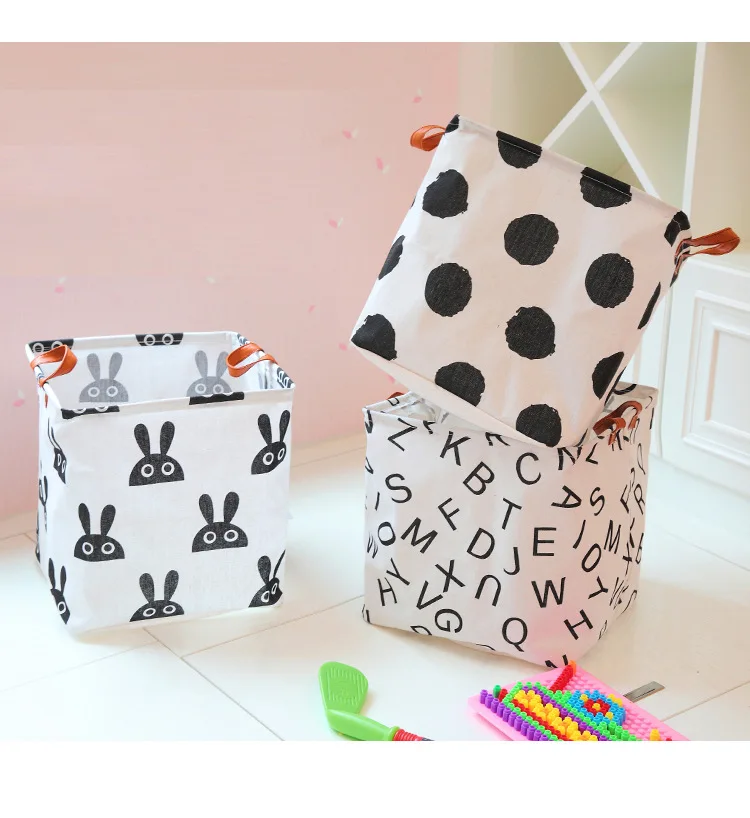 Салфетка art Big bin sundry toy получить чехол без крышки со всей ручкой корзины книги