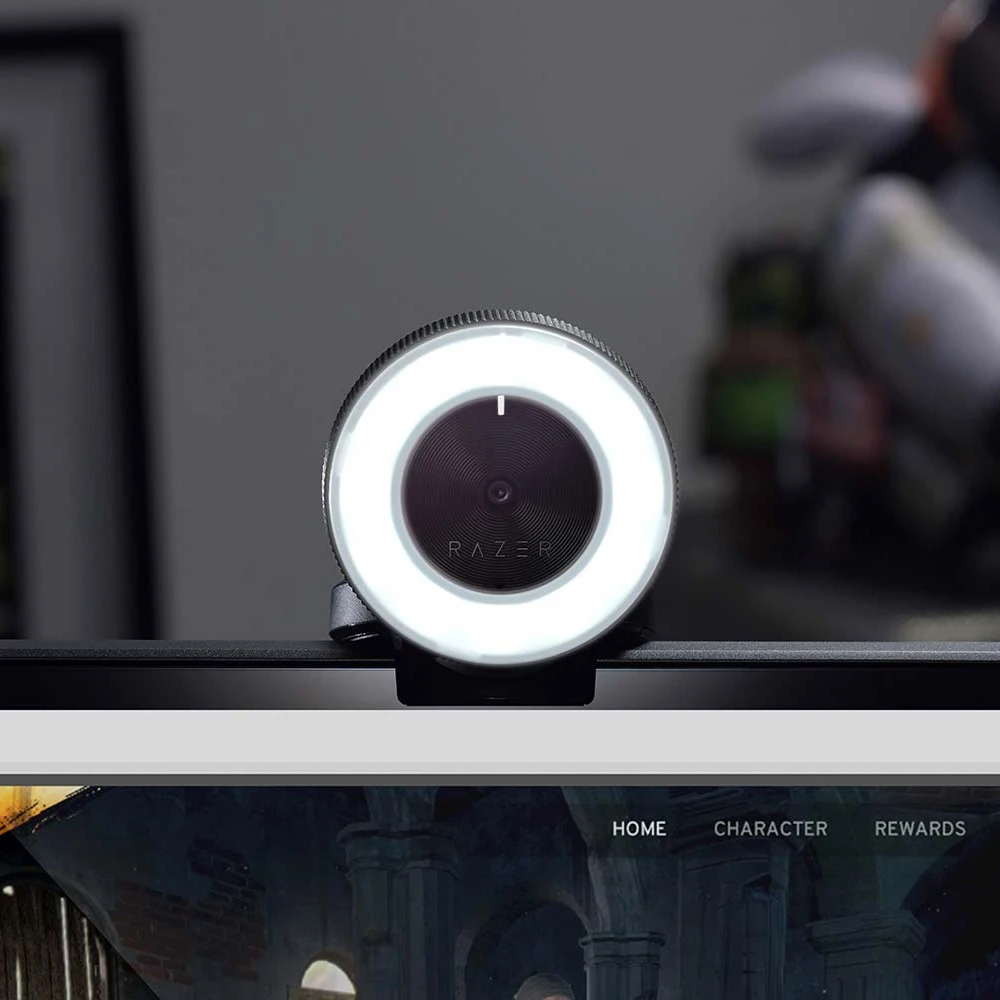 Настольная потоковая камера Razer Kiyo 1080P 4 МП HD веб с многоступенчатой кольцевой