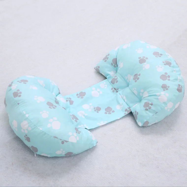 Многофункциональная подушка для беременных женщин u-образная подушка для поддержки живота боковые спальные подушки Подушка для беременных защита талии подушка для сна - Цвет: Blue