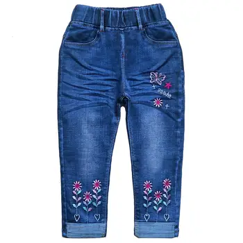 Baby Girls Embroidered Pants