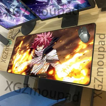 

XGZ Animation Mouse Pad Fire Dragon Computer Desk Pad Precision Black Seam Fairy Tail Summer Mouse Pad Speed Rubber Anti-skid