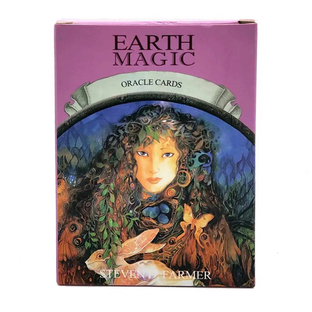 

48PCS English Version Earth Magic Oracle Cards Deck Tarot Cards Guidance Divination Fate Board Game For personal use