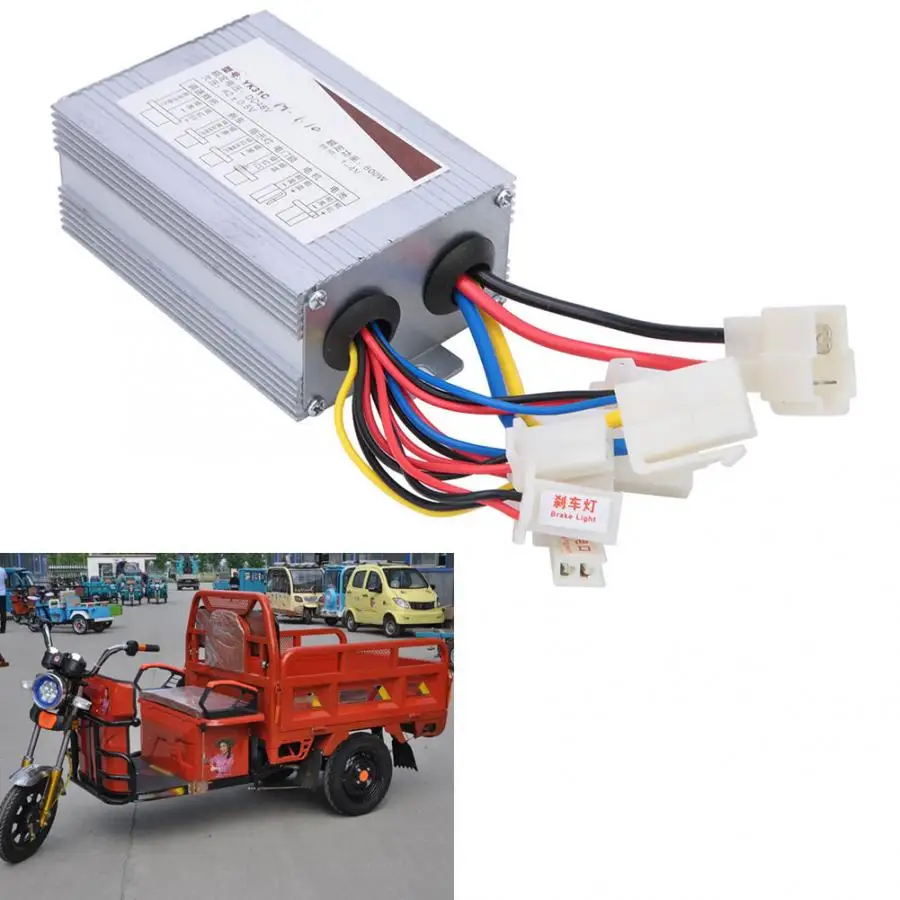 Прочный 48V 800W Электродвигатель управления двигателем постоянного тока для электрический скутер E-bike Motor