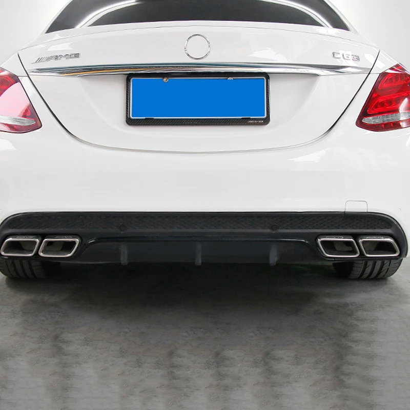Gelinsi для Mercedes Benz C Class W205- автомобильный Стайлинг заднего бампера защитный чехол для крыла крышка отделка рамы внешние части