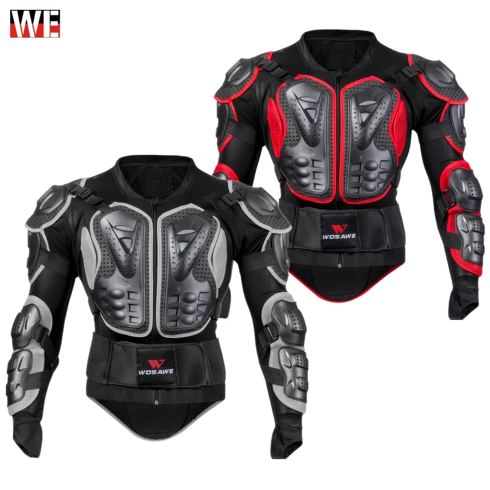 

WOSAWE Waterproof Motorcycle Armor Jacket Off-road Motocross Jacket Racing Riding Motorbike Protector Gear Racing Guards Adult