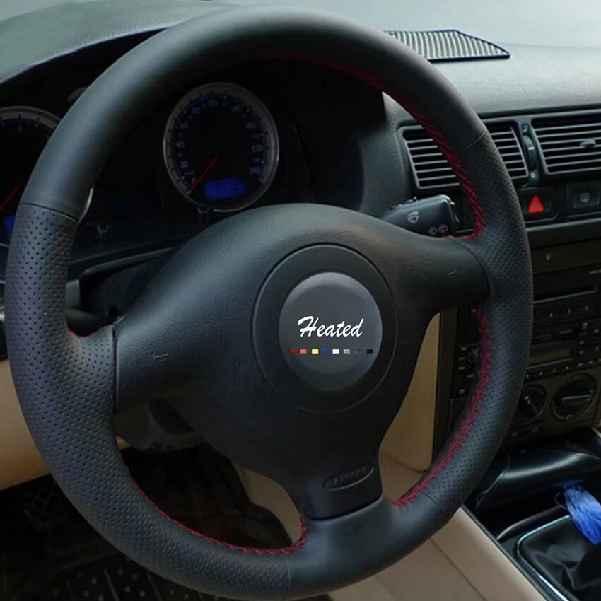 Оплётка на руль для Volkswagen VW Golf 4 Passat B5 1996 2003 Polo 2011 2002|steering wheel cover|wheel coveron the steering |