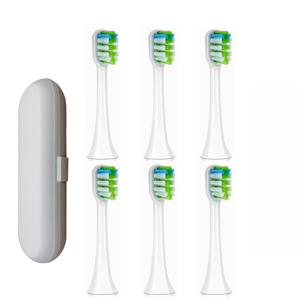 

Replacement Toothbrush Heads for Xiaomi Soocas X3 for SOOCAS / Xiaomi Mijia SOOCARE X3 Electric Tooth Brush Heads travle box