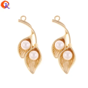 

Cordial Design 50Pcs 14*37MM Jewelry Accessories/Earring Connectors/Flower Shape/Zinc Alloy/DIY Pearl/Hand Made/Earring Findings