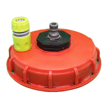 

Plastic IBC Tank Cap Cover Lid Bung Adapter with Water Injection Connector Plug 35ED