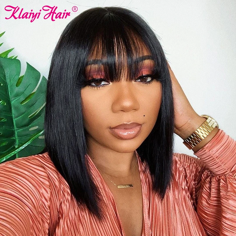 14 inch wig with bangs Clearance