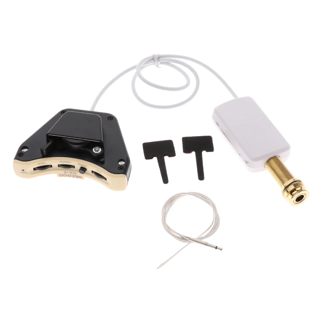 

Guitar Perform Practice Soundhole Piezo Pickup Volume Mic Phase Tone Switch