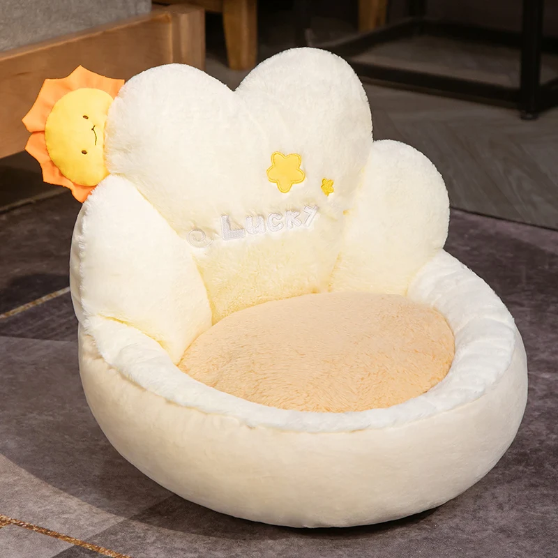 thumbnail image 1 of Cojín suave con diseño de nubes y sol para el hogar y la Oficina, almohada para sillón, regalo creativo, juguete de felpa para niños, respaldo cómodo, 1 of 5
