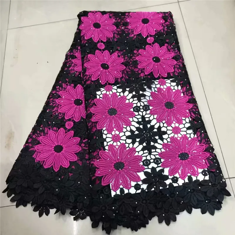 

2019 Latest design african cord lace fabric 2019 high quality french tulle lace fabric with stones embroidered net lace fabric