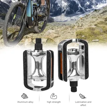 

1 Pair Non-Slip Bicycle Pedals Bicycle Pedals Aluminum Alloy Pedal Mountain Bike General Accessories Riding Accessories In Stock