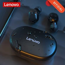 Lenovo Original XT91 bezprzewodowe słuchawki Bluetooth AI Control zestaw słuchawkowy do gier Stereo bass z mikrofonem redukcja szumów TWS słuchawki tanie tanio NONE Dynamiczny CN (pochodzenie) Prawdziwie bezprzewodowe 98dB 10mW do telefonu komórkowego Sport instrukcja obsługi Etui ładujące