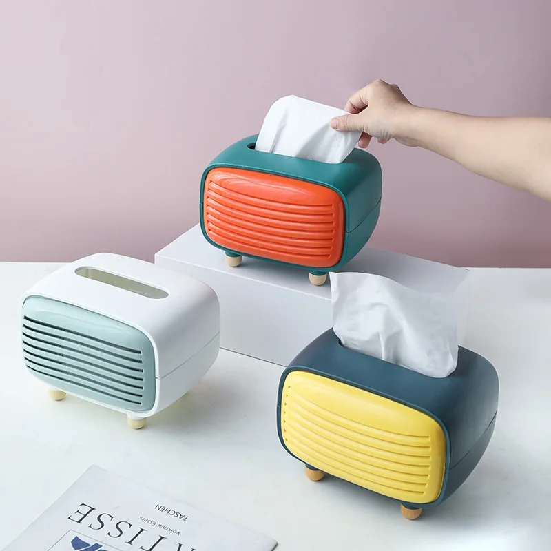 

Nordic Minimalist Creative Tissue Box Living Room Light Luxury Simple Paper Box Office Table Napkin Holder Case Home Decoration