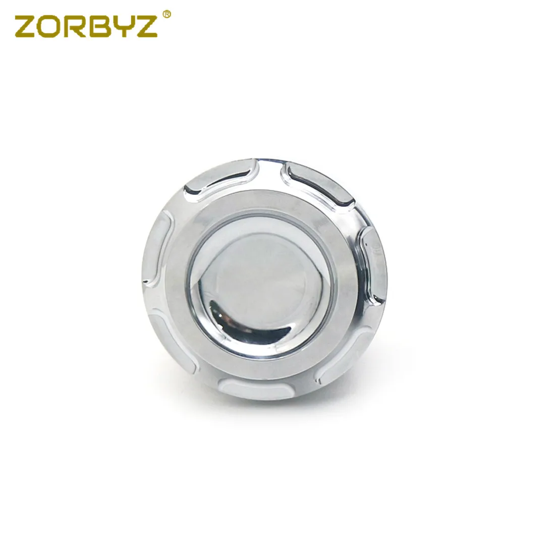 ZORBYZ хромированная крышка газового бака с ЧПУ кромка для Harley Sportster Road King Softail - Цвет: Style 1